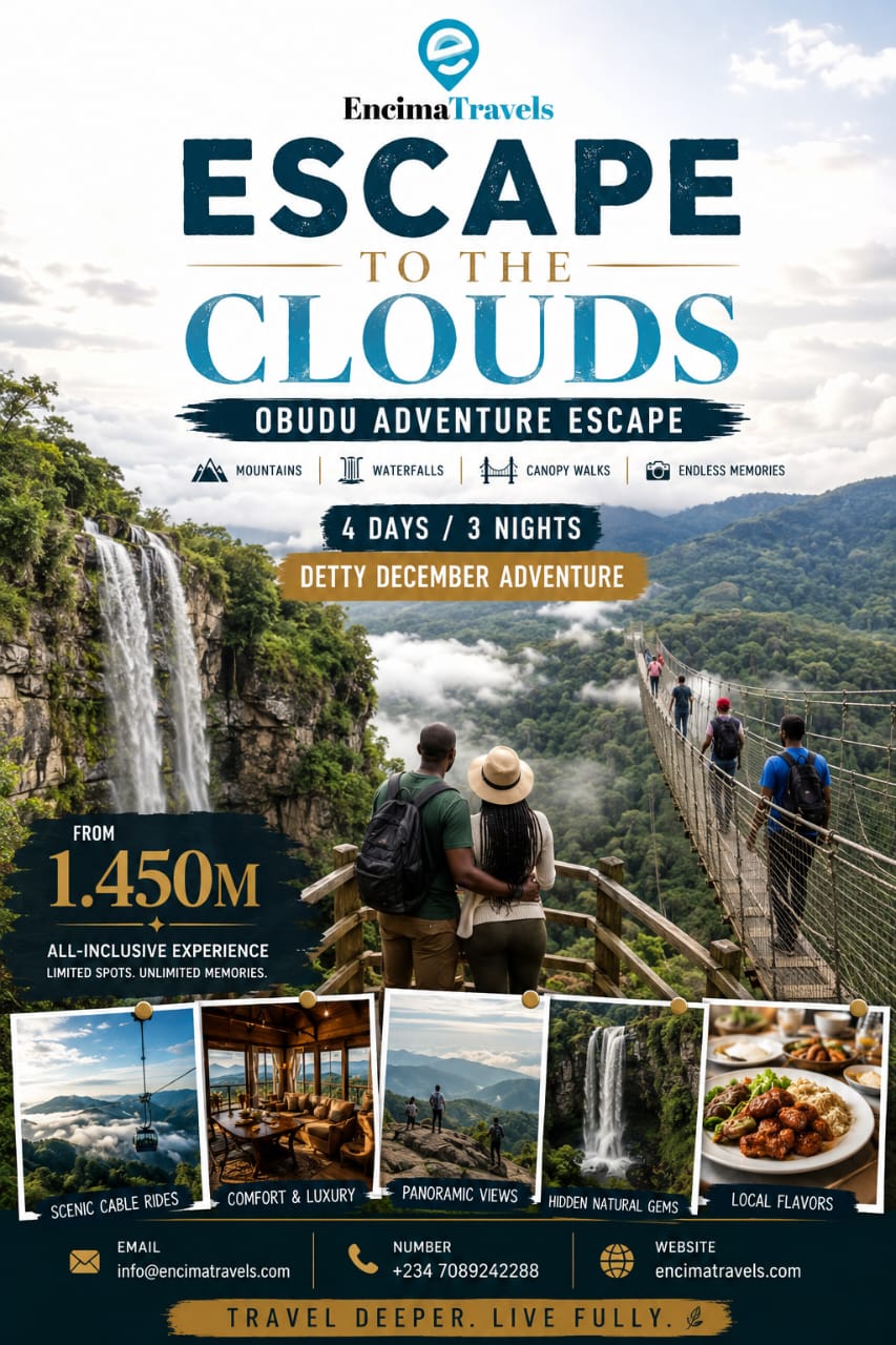 Escape to the cloud - Obudu Adventure Escape